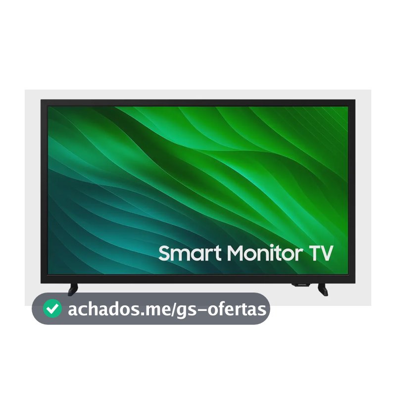 Smart Tv Samsung 32'' Hd Tizen Hdr Wi-fi Hdmi Monitor Bivolt Preta Preto