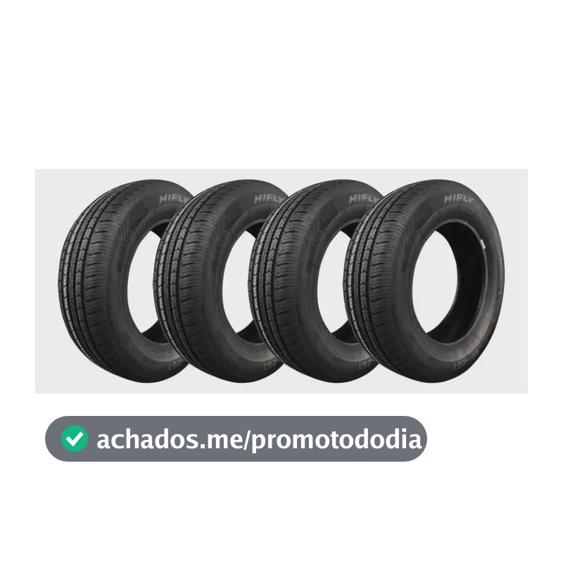 Kit 4 Pneus 175/70r13 82h Hifly Hf261 Aro 13 Novos