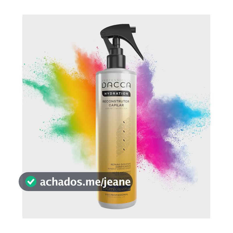 Dacca Tratamento Reconstrutor Capilar Profissional 250ml