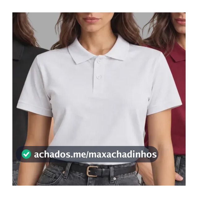 Kit 3 Camisas Polo Social Feminina .mm Algodão Manguinha
