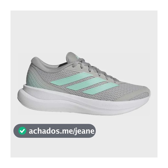 Tênis Feminino Runfalcon 6 adidas Cinza Liso 37 Br