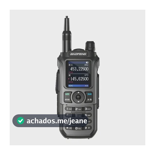 Radio Dual Band Baofeng Uv-21m Walktalk Longo Alcance Bandas De Freqüência Vhf Uhf 220mhz Cor Preto