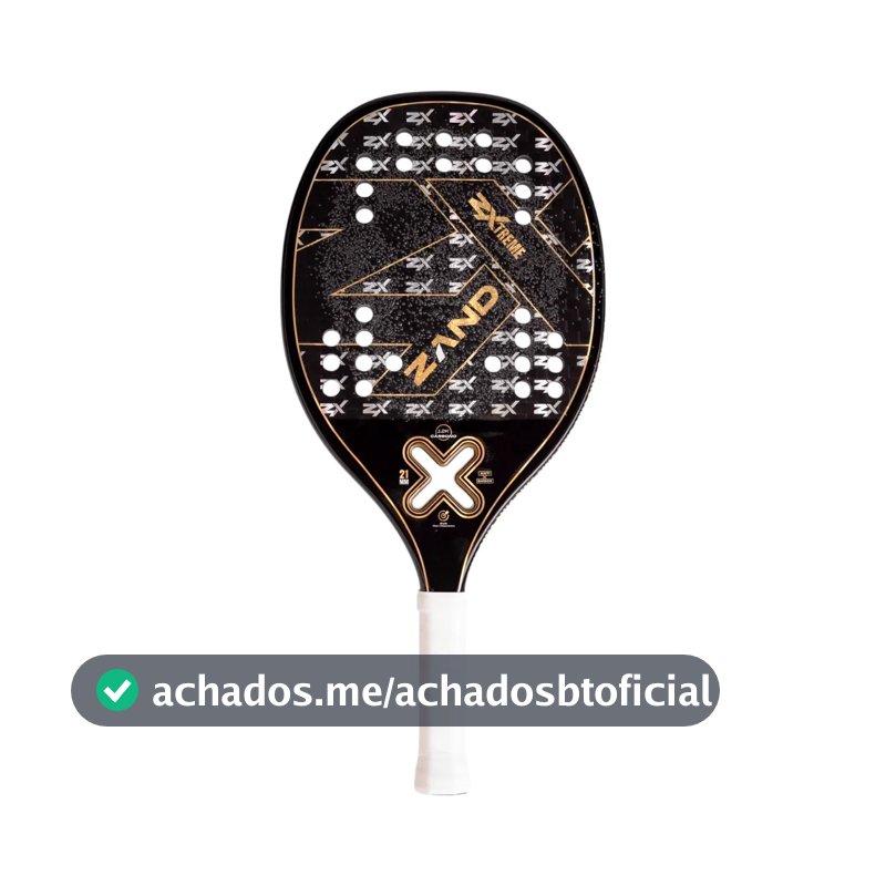 Raquete De Beach Tennis Zand Z Xtreme 12k Cor Preto 313g 255