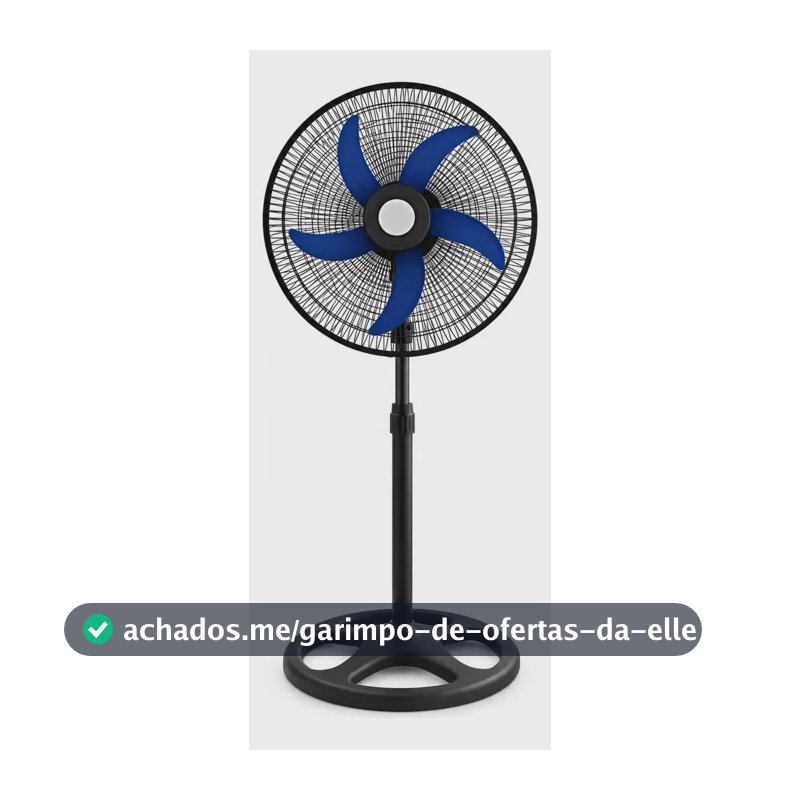 Ventilador De Coluna Pedestal Premium Grande 3 Velocidades 60 Sortido 127v