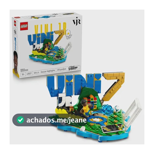 Lego Editions Destaques Do Futebol: Vini Jr. 43027