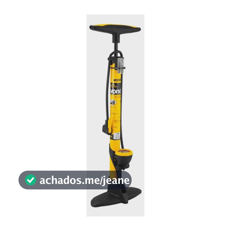 Kit Bomba de Encher c/ Manômetro Vonder + 3 Bicos - BP 060 35.98.060.000