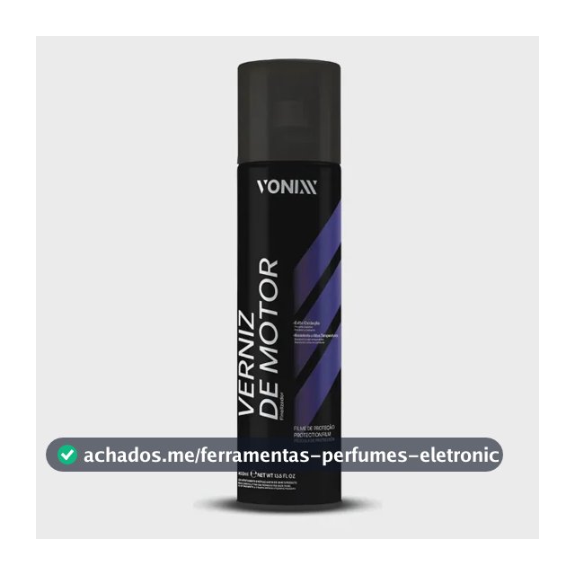 Verniz De Motor Aerosol Finalizador Vonixx 400ml Spray