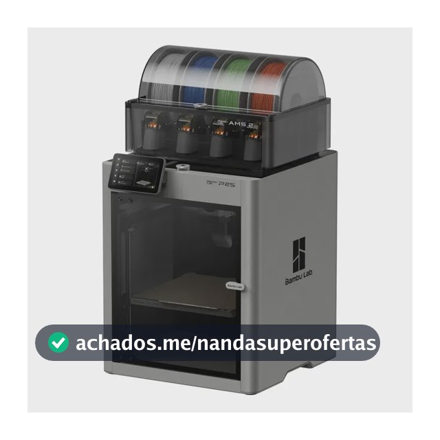 Impressora 3D Bambu Lab P2S + AMS 2 PRO