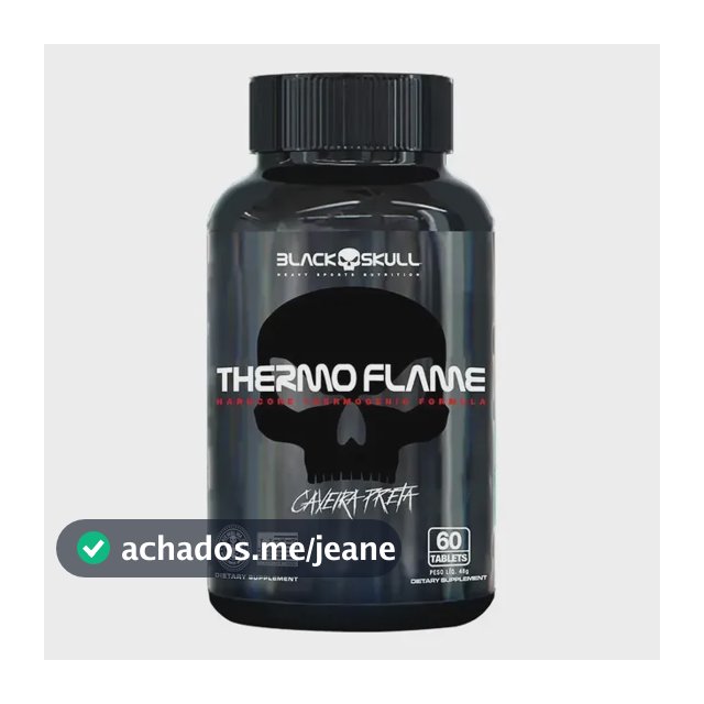 THERMO FLAME Caveira 360mg 60 Tabletes BLACKSKULL