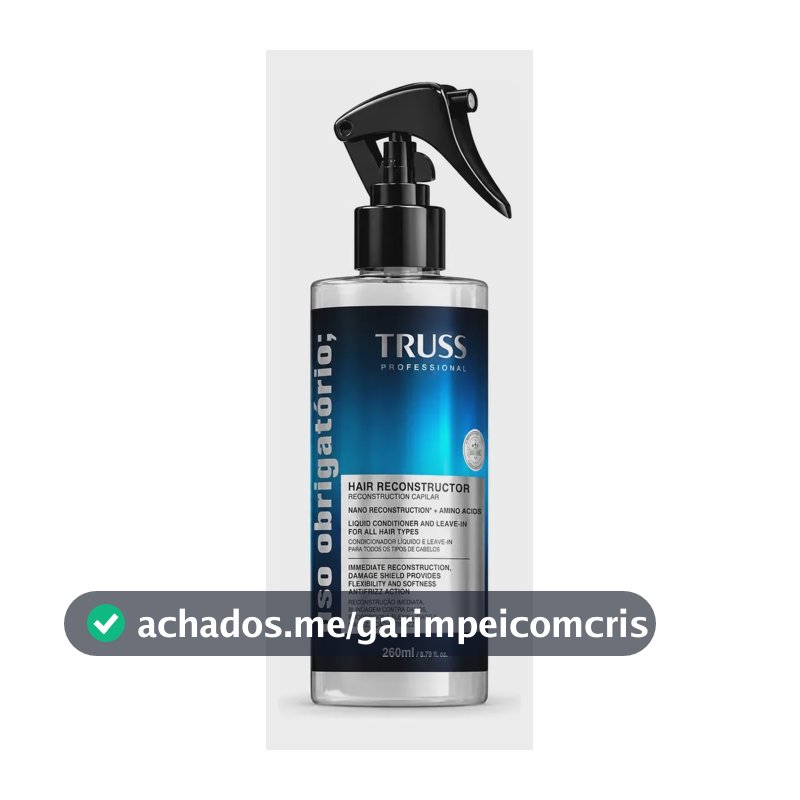 Uso Obrigatório Reconstrutor Capilar Leavein Antifrizz 260ml