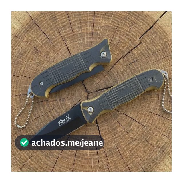 Canivete De Bolso Inox Retrátil Caça Pesca Tático Camping Preto