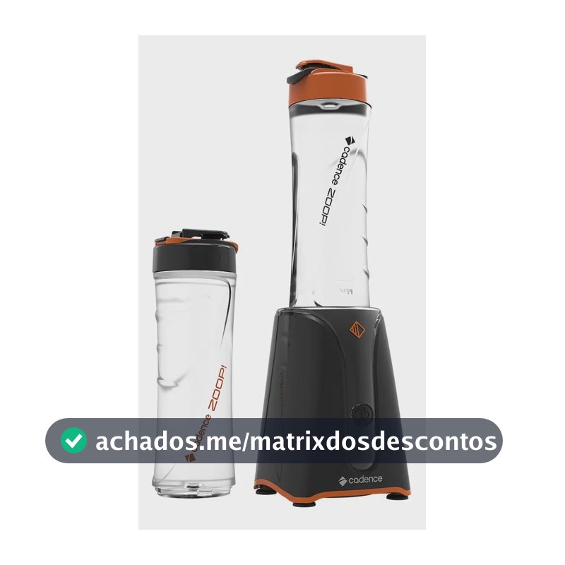 Blender Zoop Contrast Collection Cadence com 2 Jarras BLD701