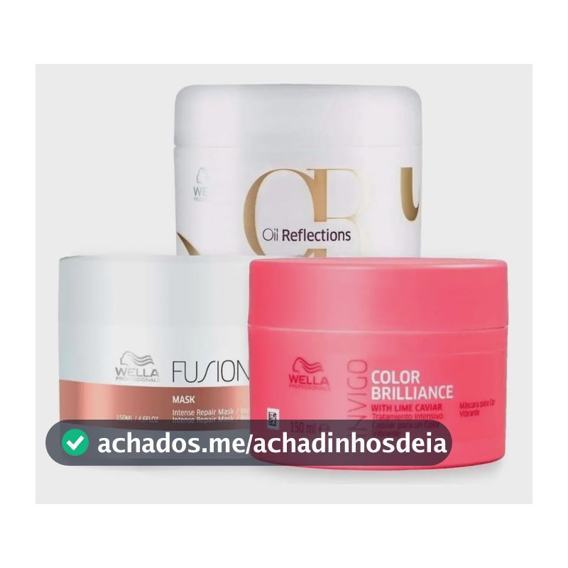 Kit Cronograma Capilar Fios Perfeitos - Wella