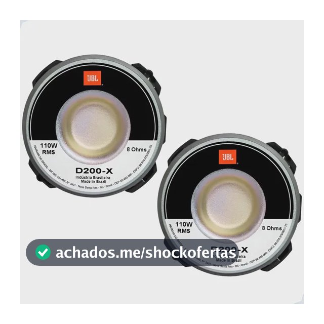 Par Driver D200x Jbl Original Selenium 110w Som Automotivo