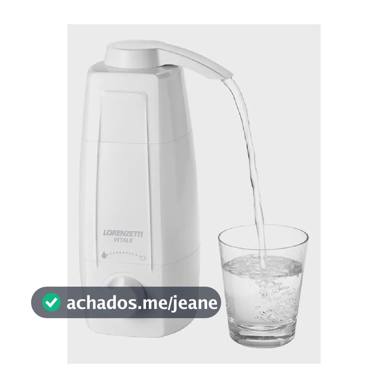 Purificador Lorenzetti Vitale Bebedouro Água Filtrada Branco