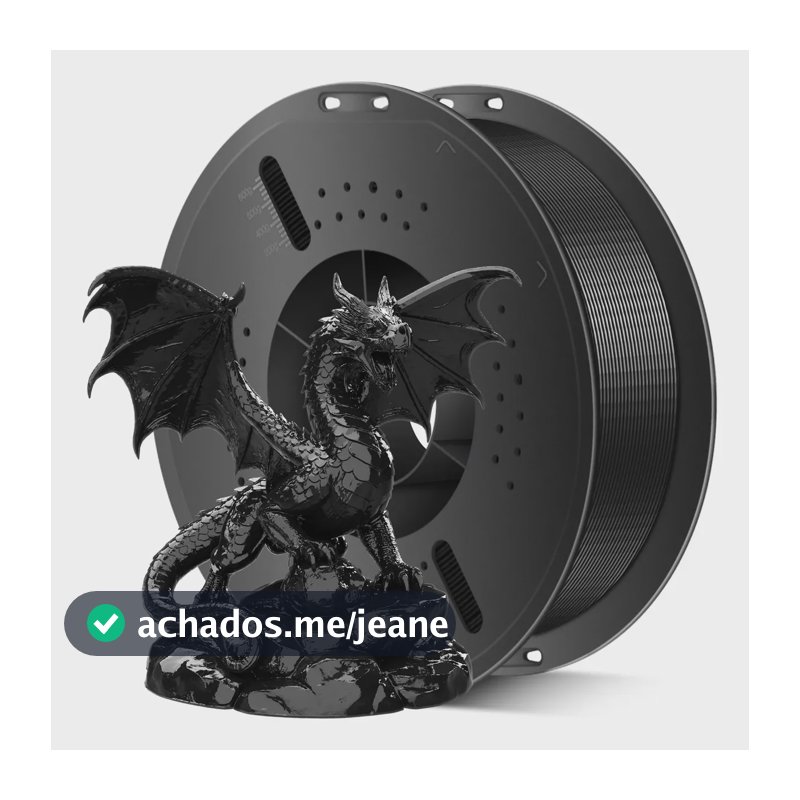 Filamento Pla Futur 3d Para Impressoras 3d, 1,75 Mm,preto Preto