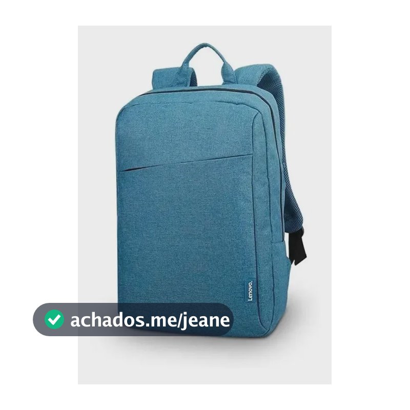 Mochila para laptop azul repelente de água B210 de 15,6