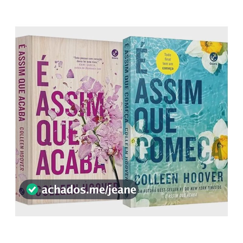 Kit É Assim Que Acaba + É Assim Que Começa Vols 1 E 2 Colleen Hoover