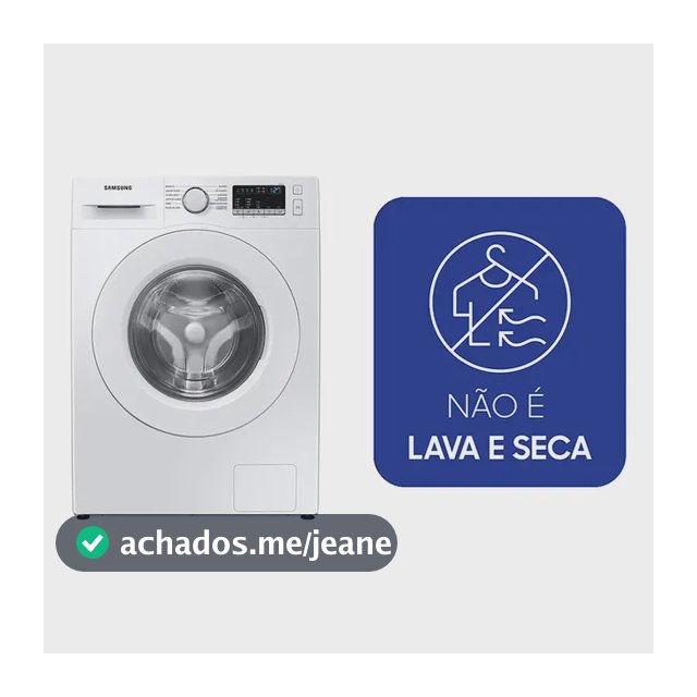 Lavadora Digital Inverter Samsung Ww11t Branca 11kg Cor Branco