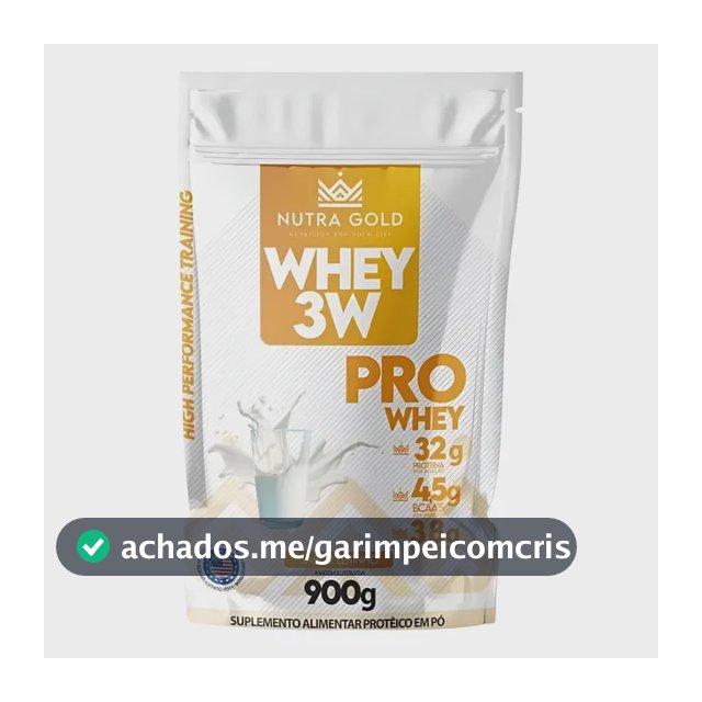 Whey Protein 3w Pro - Nutragold - Sabor Leitinho X 900g