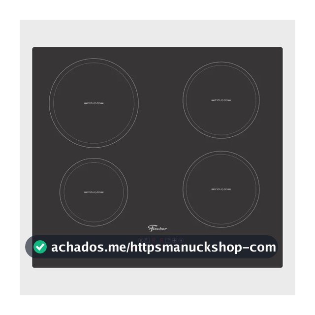 Cooktop de Indução Fischer 4 Bocas Vitrocerâmica com Touch Screen 220V