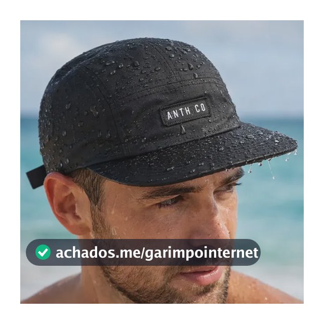 Boné Anth Co Aba Reta Water Five Panel Strapback Impermeavel