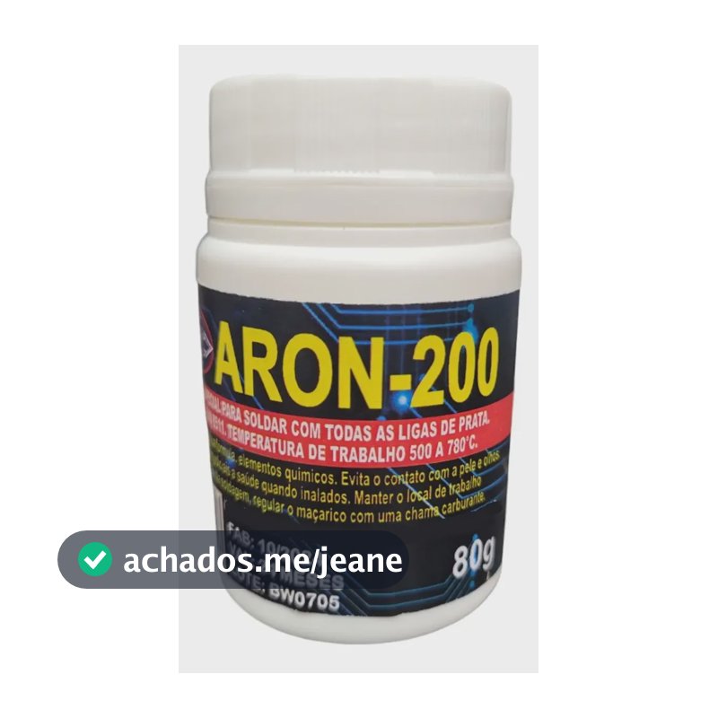 Fluxo Para Solda Refrigeração Foscoper Prata 80g Aron 200