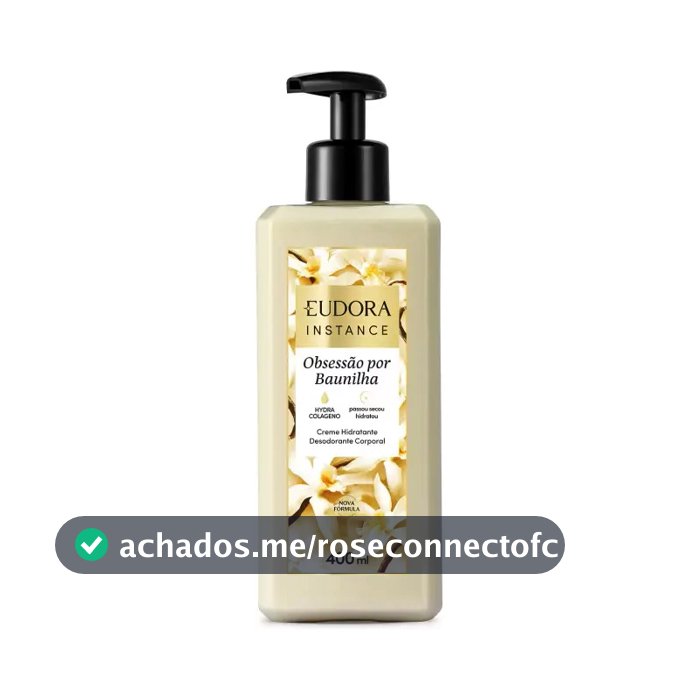 Creme Hidratante Corporal Obsessão Por Baunilha 400ml Obsessão Por Baunilha