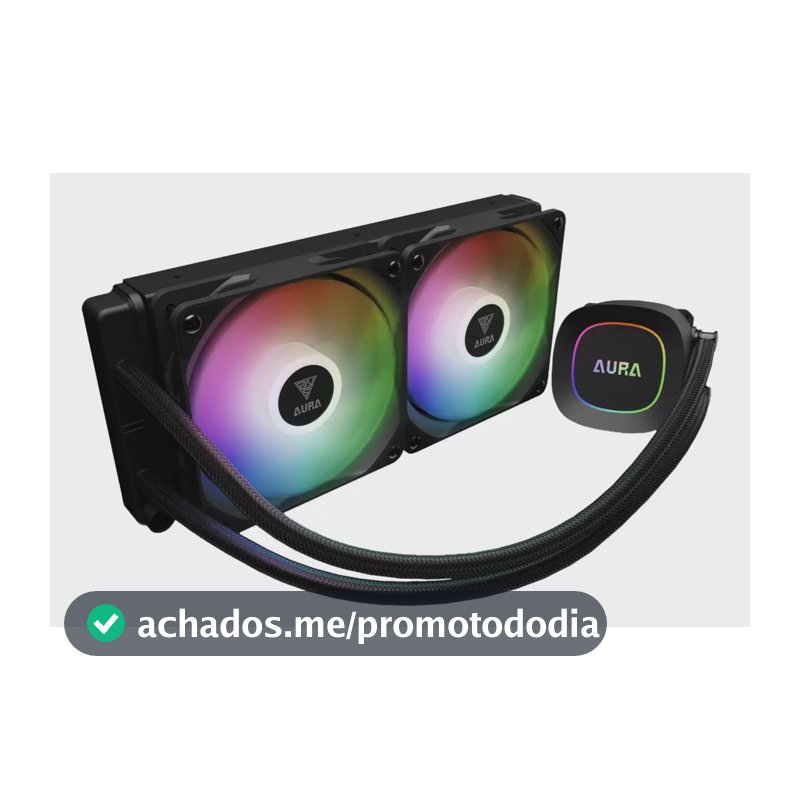 Water Cooler Gl240 Lite Aura Argb Preto Gamdias Preto