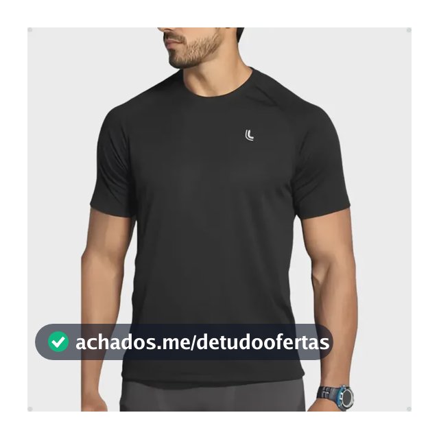 Camiseta Esportiva Lupo Masculina Dry Academia Confortável