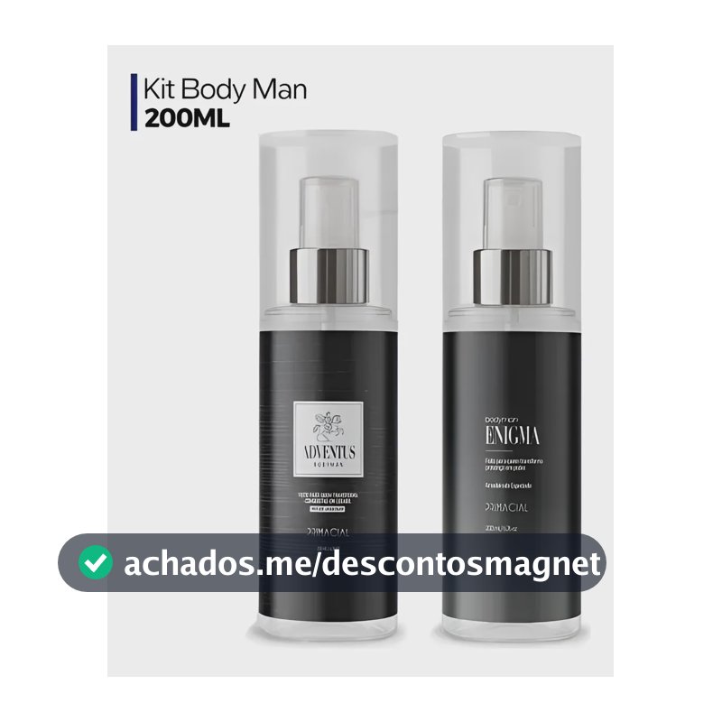 Kit Body Splash Masculino Adventus E Enigma 200ml