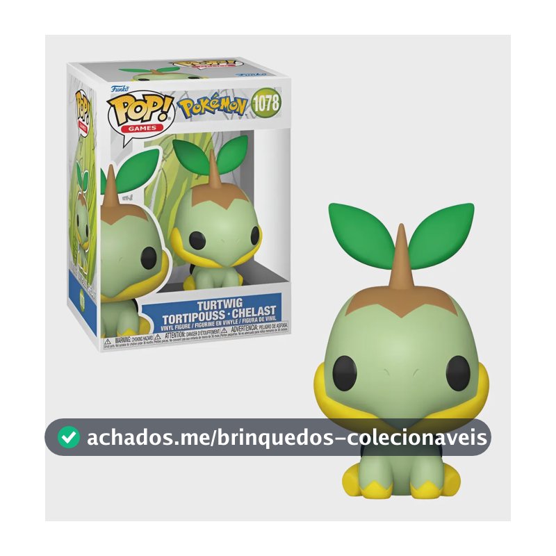 Boneco Funko Pop! Pokémon - Turtwig