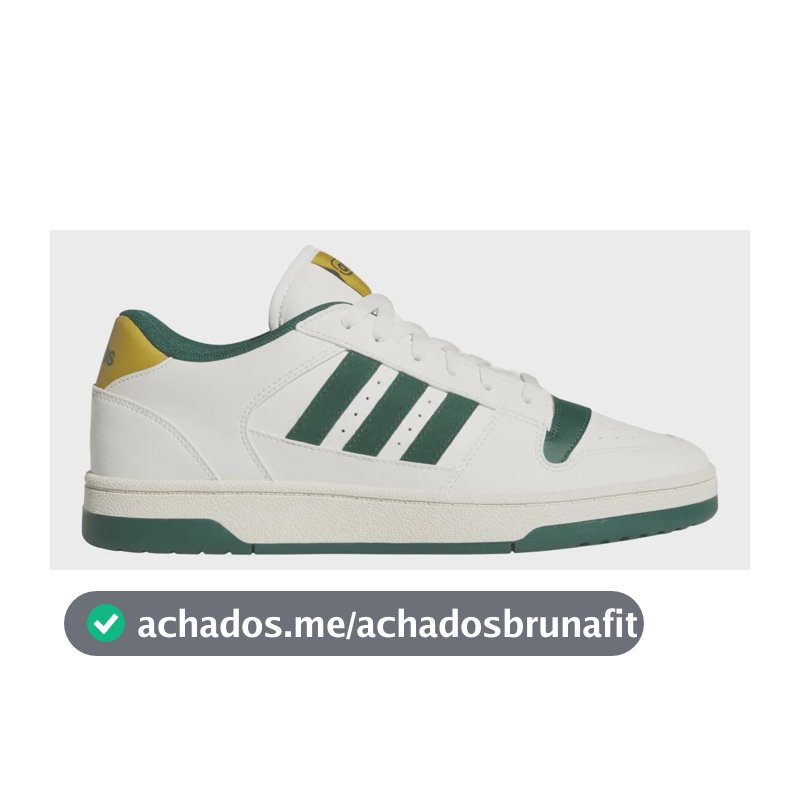 Tênis Masculino Break Start adidas Branco Liso 43 Br
