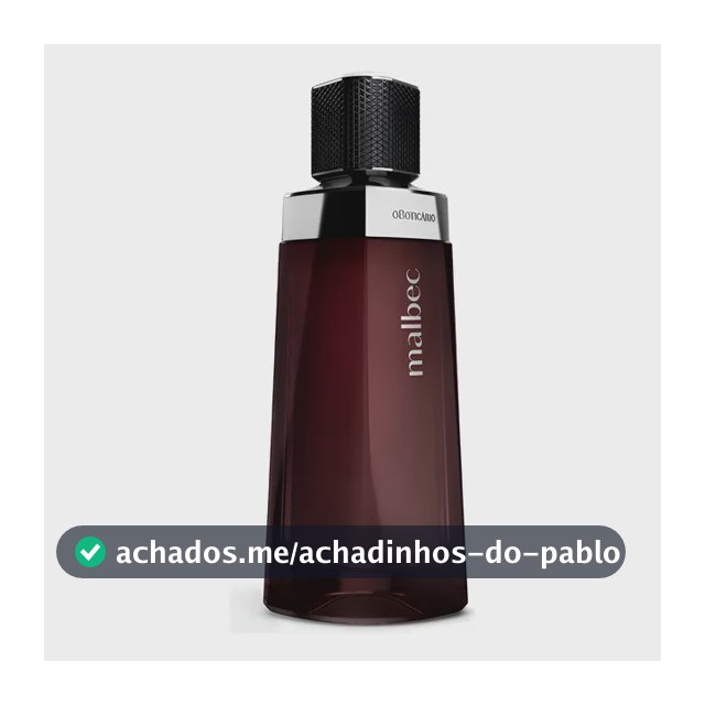 Malbec Tradicional O Boticário Desodorante Colônia Perfume Masculino Original 100ml