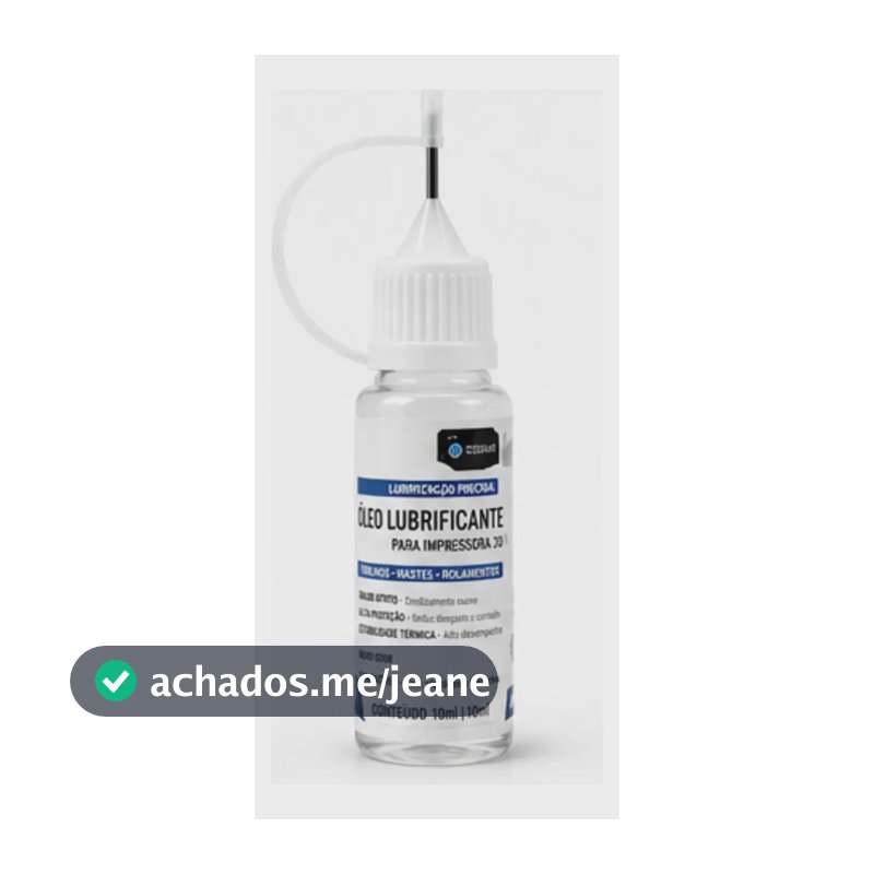 Óleo Lubrificante Premium Para Impressora 3d 10ml