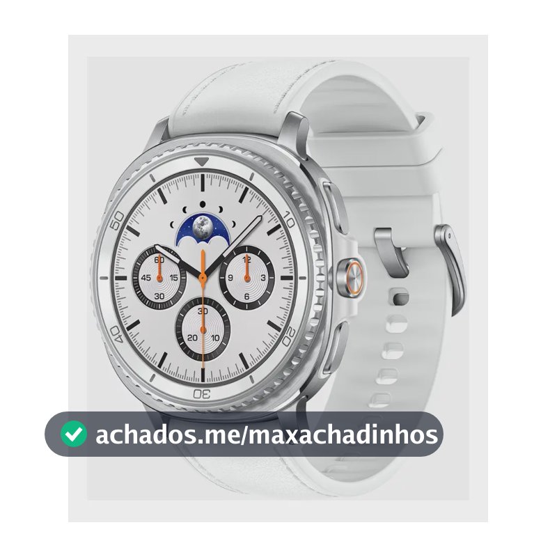 Samsung Galaxy Watch8 Classic Smartwatch 46mm LTE, Galaxy AI, Tela em Cristal de Safira Branco