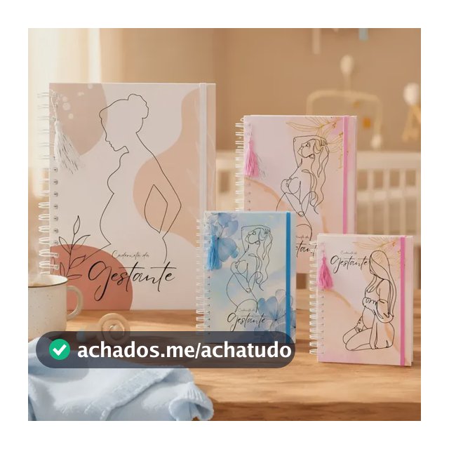 Caderneta Da Gestante Atualizada- Diário Pré-natal + Enxoval