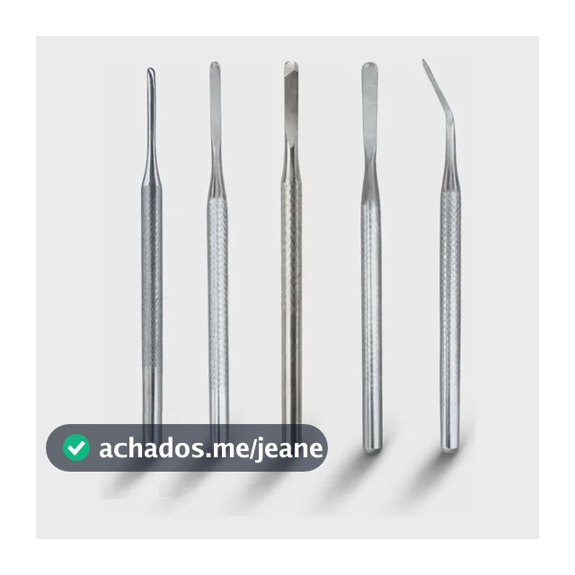 Bisturi Podólogo Kit 5 Pcs N206 N214 N208 N209 N254 Formão
