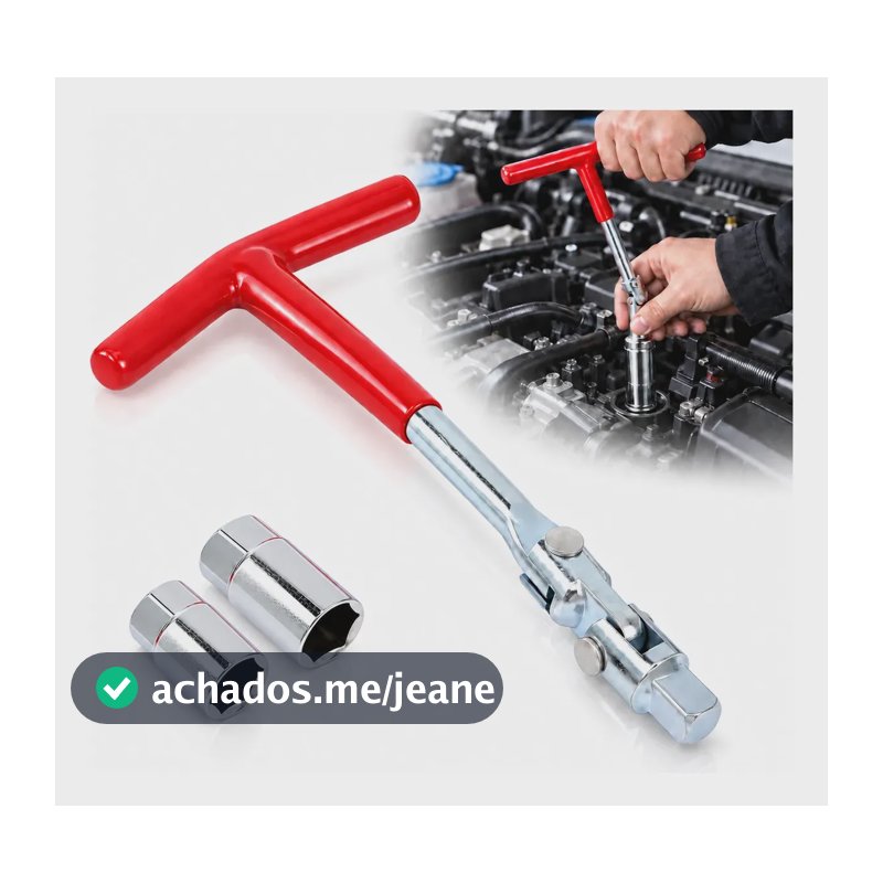 Chave Vela Articulada Soquetes 16mm21mm Automotiva Veicular