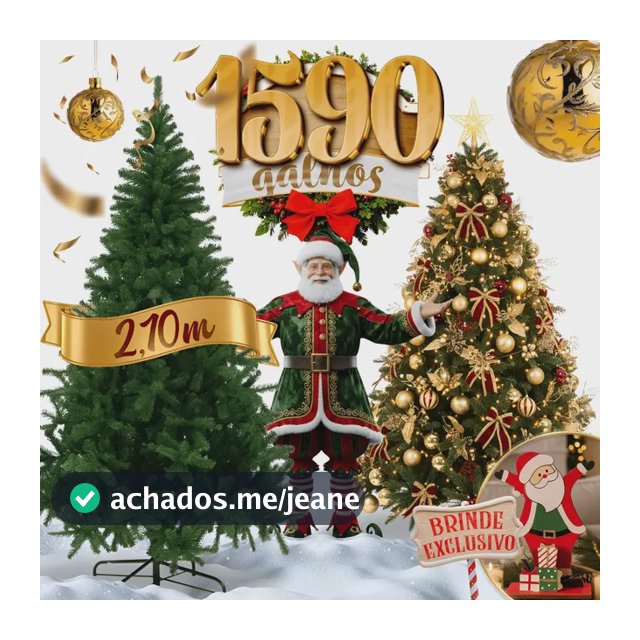 Árvore Natal 210cm Brinde Grande Galhos Cheios Luxo 2,10m