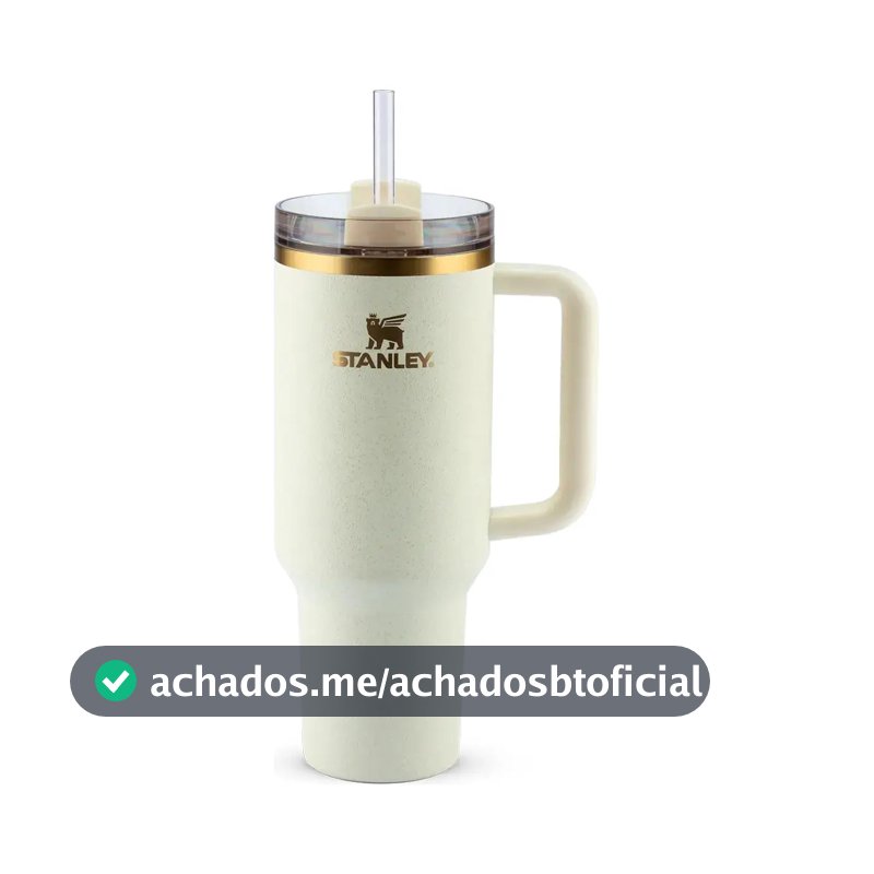 Copo Térmico Quencher Com Capacidade De 1,18l Cream Moon Stanley