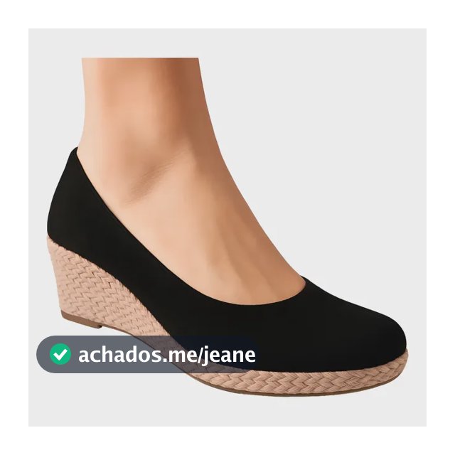 Sandália Sapato Feminino Espadrile Scarpin Salto Casual