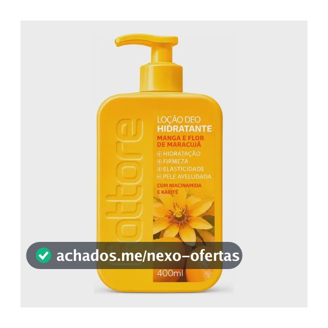 (lançamento) Hidratante Loção Deo Fattore 400ml