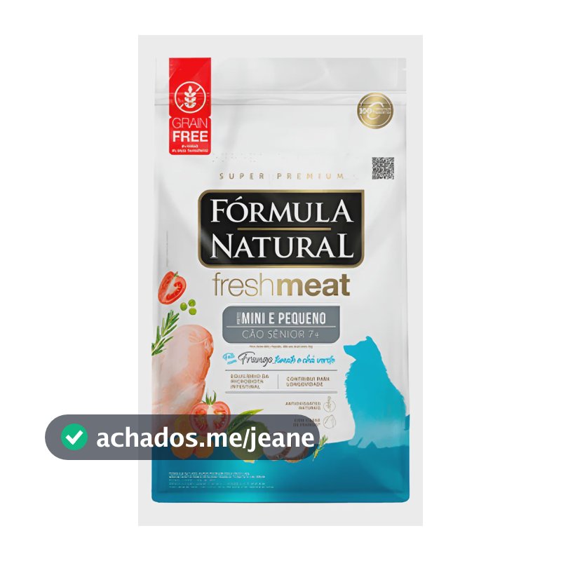 Fórmula Natural Fresh Meat Cães Sênior Porte Peq. 2,5 Kg