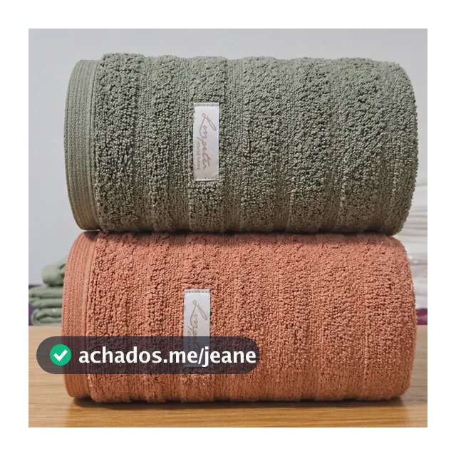 Kit 2 Toalhas De Banho Grande Grossa 600g Algodão Superluxo