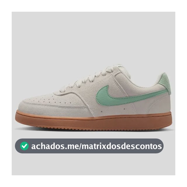 Tênis Nike Court Vision Low Feminino Cinza/verde 36 Br
