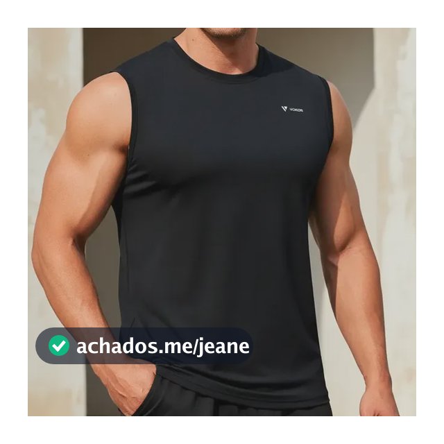 Regata Masculina Algodão Camiseta Lisa Treino Voker Praia