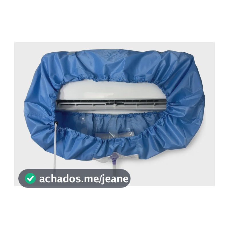 Bolsa Coletora Limpeza Ar Condicionado 9 A 18 Btus Azul