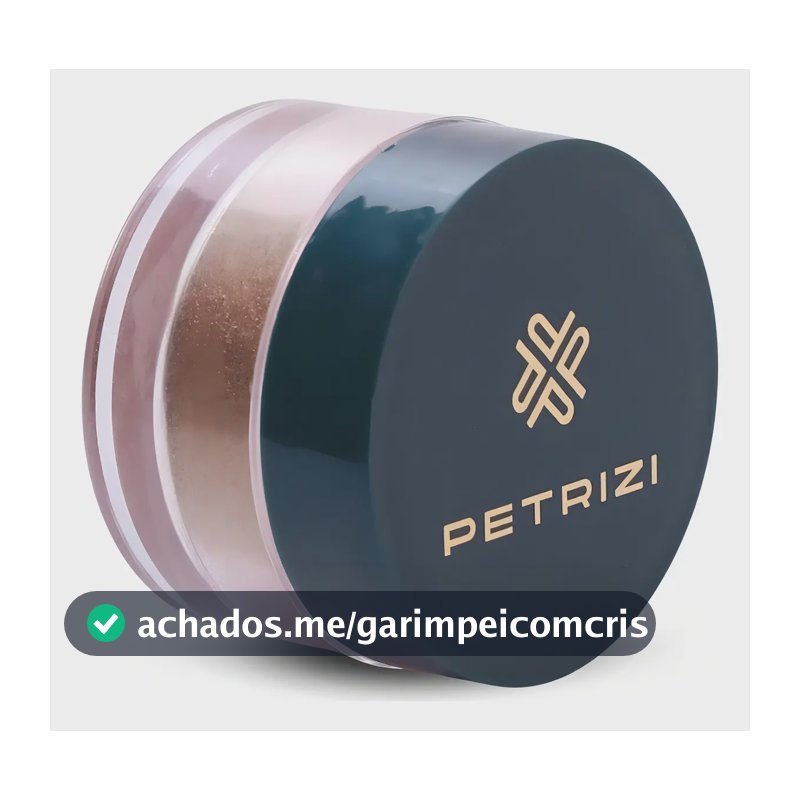 Iluminador Em Pó Efeito Espelhado Petrizi - Rosé Gold 3g