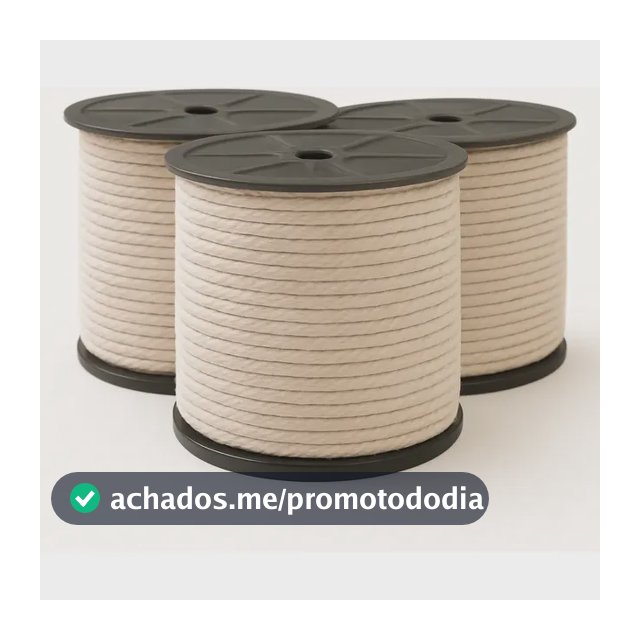 Corda Cordão 5mm 70mts De Algodão Artesanato Macrame